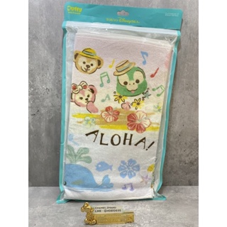 ใหม่ CHANEL2HAND99 DUFFY ALOHA JAPAN TOKYO DISNEY SEA RESORT DISNEYLAND ผ้าเช็ดตัว 34x110cm ดัฟฟี่ โตเกียวดีสนีย์ซี