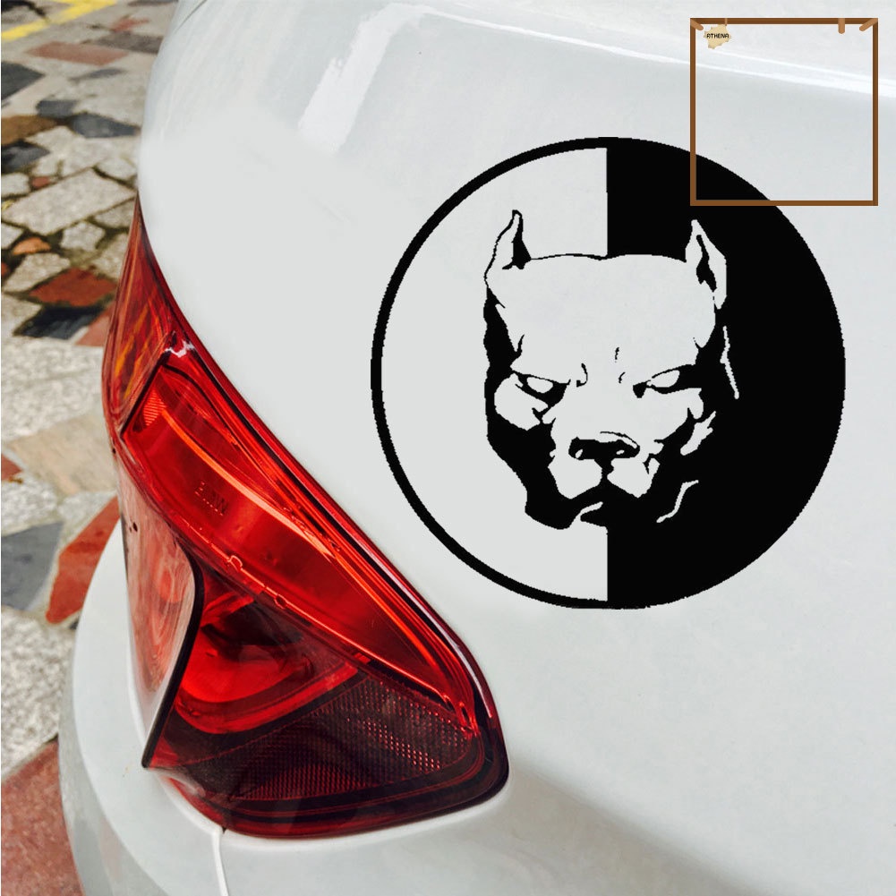 cod-สติกเกอร์สะท้อนแสง-ลายสุนัขพิทบูล-สําหรับติดตกแต่งประตู-หน้าต่างรถยนต์-รถบรรทุก