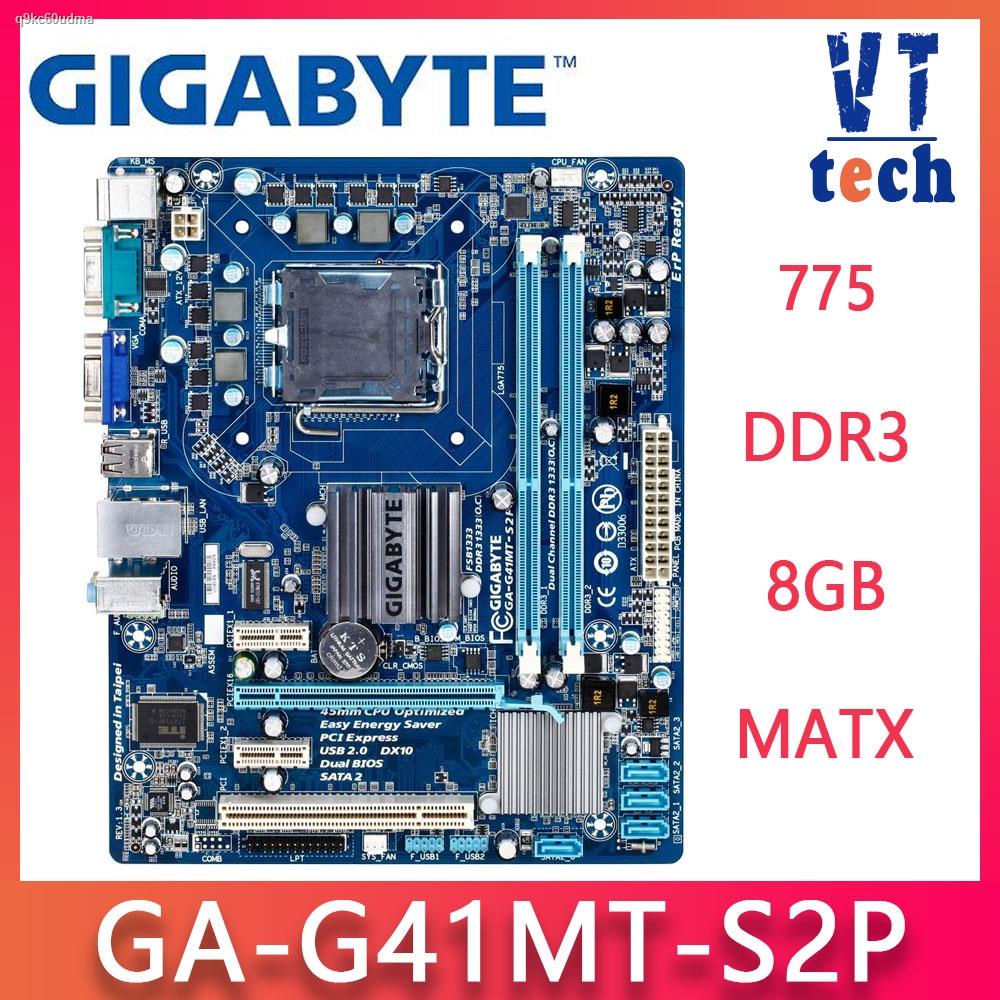 GIGABYTE GAG41MTS2 Desktop Motherboard G41 Socket LGA 775 For Core 2
