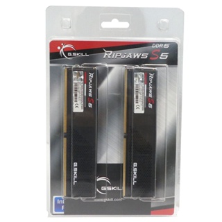 G.Skill RipJaws S5 DDR5 DRAM 64GB (2x32) 5600MT/s CL36 Memory (Black) for Intel