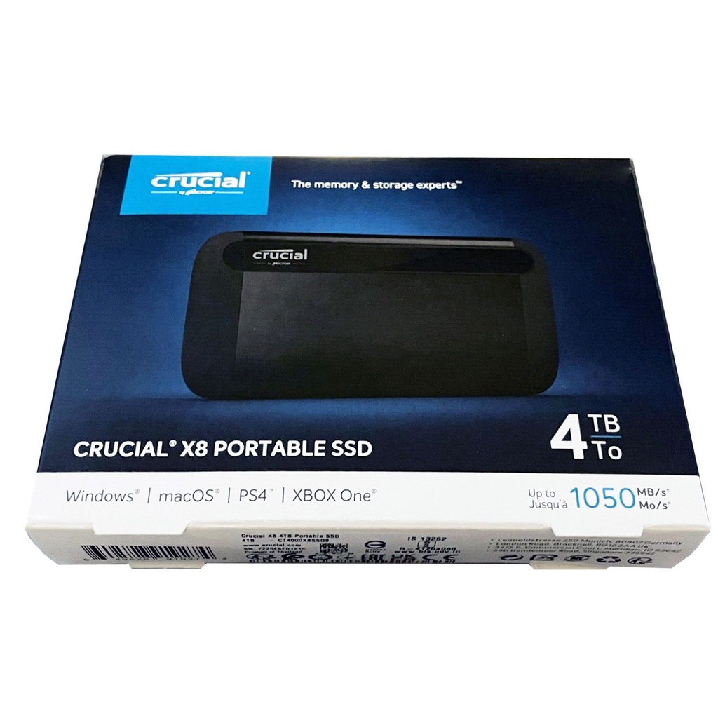 Crucial X8 4tb Portable Ssd