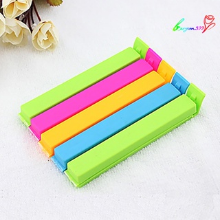 【AG】5Pcs Simple Clips buckle design Portable Cute Plastic Clips for