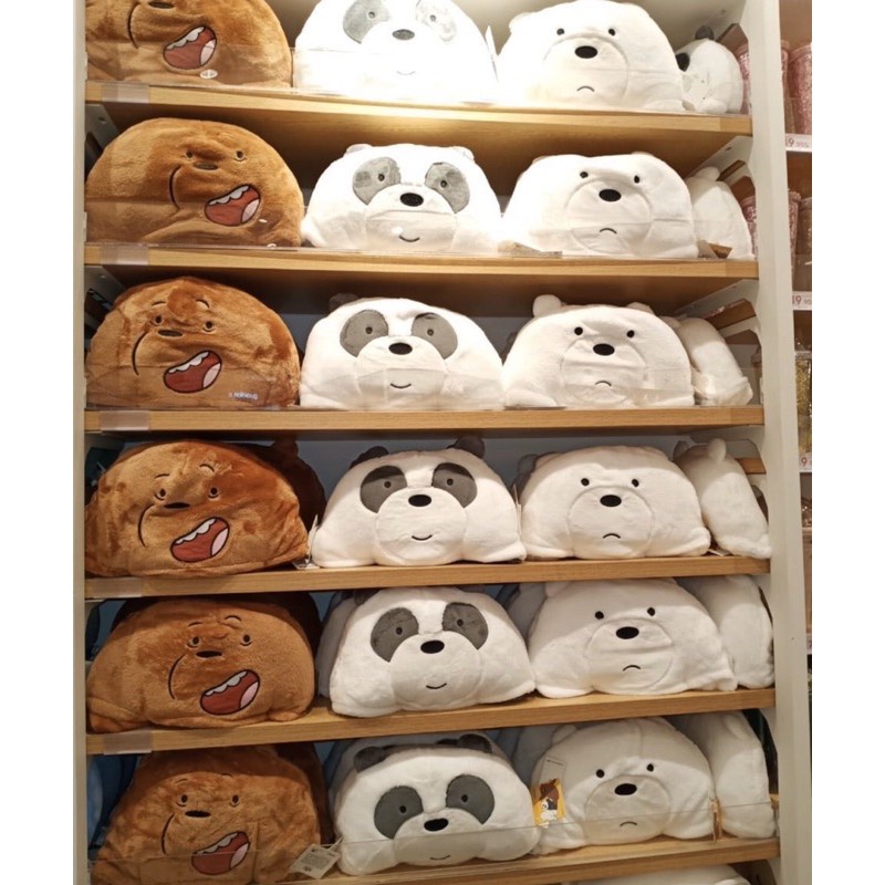 Miniso BLANKET WE BARE BEARS BLANKET GRIZZ PANDA ICE BEAR Shopee Thailand