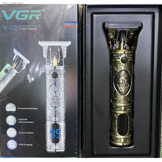 💥พร้อมส่ง ส่งไวมาก💥VGR V-228 ปัตเลี่ยนไร้สาย มีจอled  กันขอบ แต่งลาย   ตัวเครื่องลายสไตล์วินเทจ ใช้สำหรับเก็บขอบ แต่งห