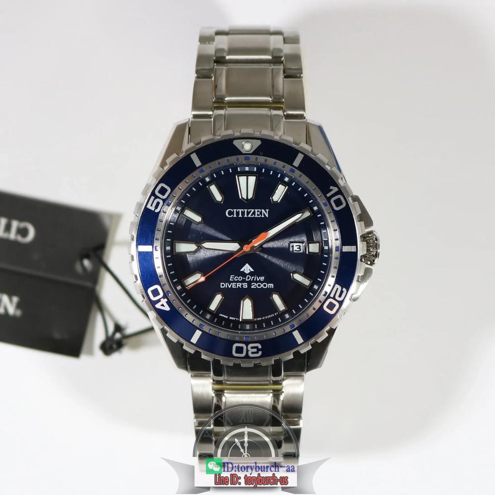 Citizen BN0191-80L – Orologio Subacqueo Uomo Eco-Drive, Quadrante Blu, 20 Bar
