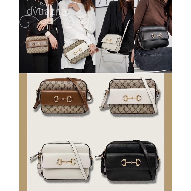 แบรนด์ใหม่-100-ของแท้-gucci-horsebit-1955-series-กระเป๋าสะพายไหล่กระเป๋าสะพาย