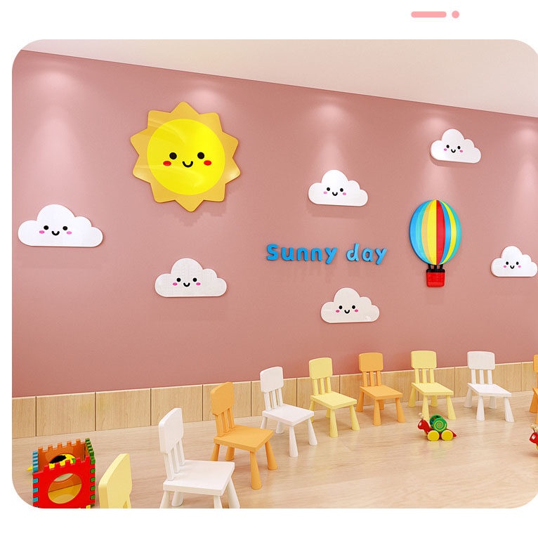 rainbow-clouds-3d-acrylic-wall-sticker-painting-girl-bedroom-wall-decoration-sticker