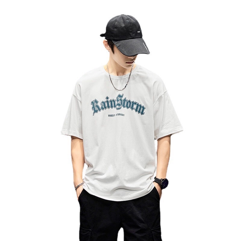 เสื้อแฟชั่นสไตล์เกาหลีผ้าcontton100-ใส่สบายใส่แล้วหล่อเท่ห์ขึ้นเป็นกอง-รหัส-ytx253c