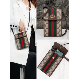 แบรนด์ใหม่ 100% ของแท้ GUCCI Ophidia ซีรี่ส์มินิกระเป๋าสะพายข้าง