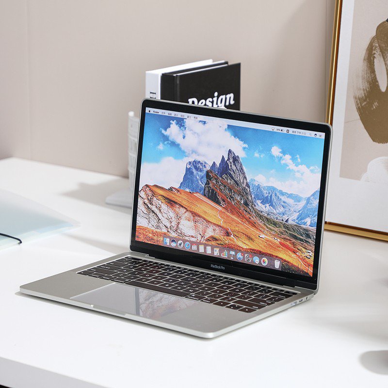 โมเดลแล็ปท็อปของตั้งโชว์คอมพิวเตอร์ปลอม-macbook-pro-13นิ้วอุปกรณ์ประกอบฉากจำลองเครื่องประดับโต๊ะหนังสือห้องรับแขก