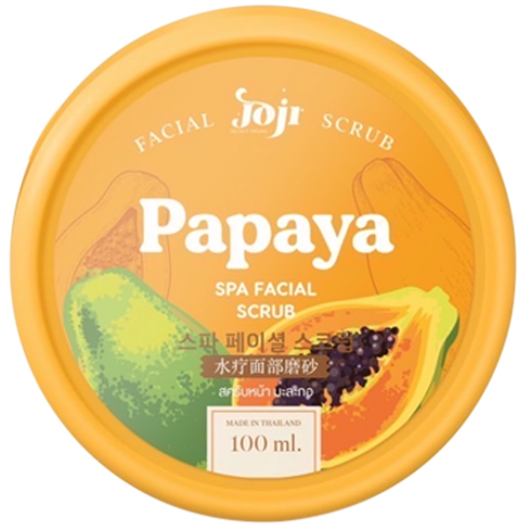 joji-secret-young-papaya-spa-facial-scrub-100g-100g-สครับผิวหน้า