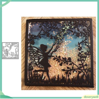 (Doverywell) Jungle Fairy Elf Metal Cutting Dies DIY Scrapbooking Paper Cards Album Stencil