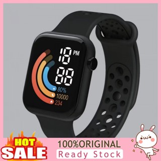 [B_398] C1-6 Electronic Watch LED Waterproof Long Casual Multifunctional Precise Time Large Digits Square Dial Sports Watch for Kids