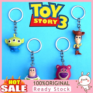 [B_398] Cartoon Cute Buzz Lightyear Woody Lotso Keychain Ring Pendant Gift