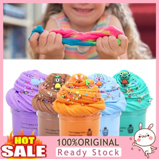 [B_398] 70ml Slime Toy Bright Soft Stretchy Non-sticky Cloud DIY Butter Slime Colored Mud Stress Relief Toy for Boys Girls