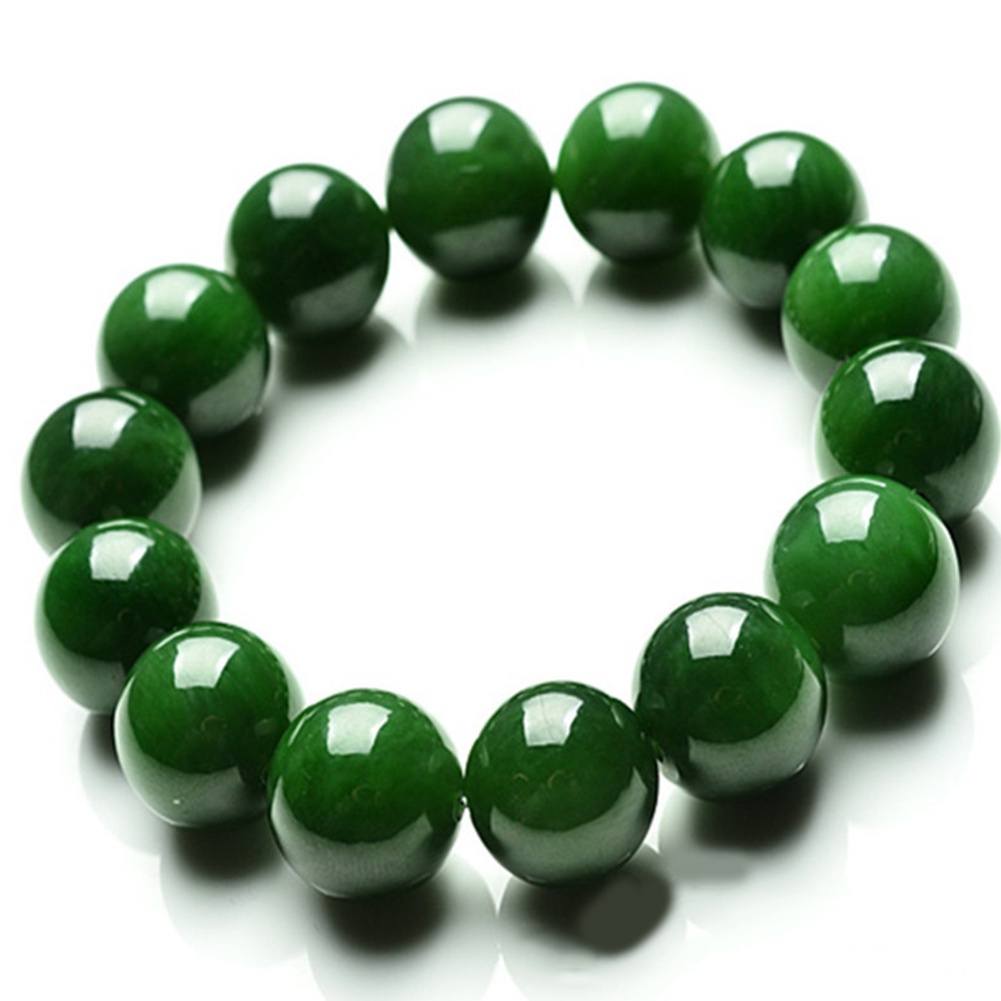 b-398-natural-10mm-dark-green-jade-round-beads-bangle-bracelet-gift