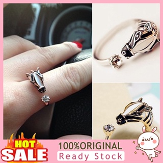 [B_398] Women Fashion Horse Head Opening Finger Ring Party Club
