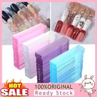 [B_398] 50Pcs Nail Display Stand Smooth Edge Vivid Burr Free Ultra-Light Decorative Acrylic Nail Art Display Stand Gel Polish Holder Strip for Nail Salon