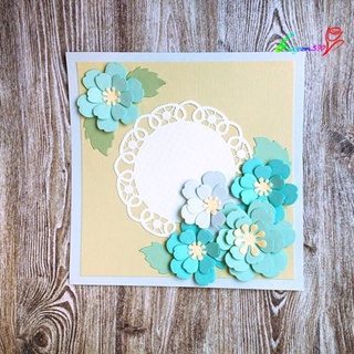【AG】Cute Flower Embossing Carbon Steel Cutting Dies DIY Paper Card Decoration