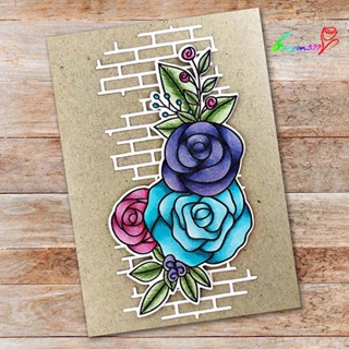 【AG】Card Background Grids Scrapbooking Cutting Die Embossing Stencil Album