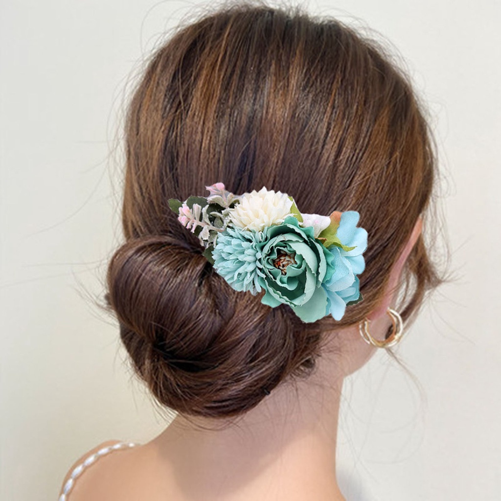 b-398-stunning-bridal-wedding-hair-comb-flower-leaves-decor-hair-clip-handmade-headwear-hair-accessories