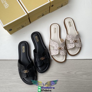 Michael kors womens canvas flat sandal outdoor flip flop slipper sandy beach footwear size35-39