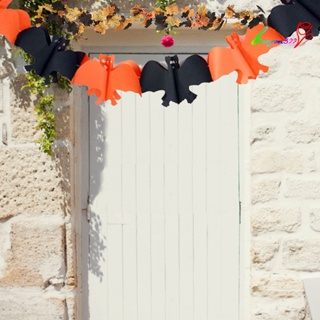 【AG】1 Pull Halloween Hanging Garland Holiday Celebration Simple Installation Decorate Paper Ghosts Spider Banner for