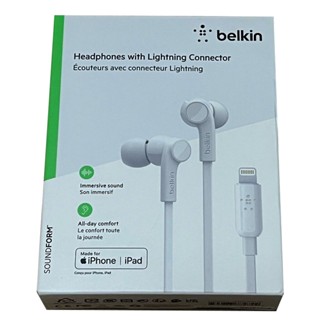 Belkin SoundForm Headphones for iPhone & iPad (White), G3H0001btWHT