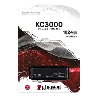 Kingston KC3000 1024GB PCIe 4.0 NVMe M.2 2280 Internal SSD, SKC3000S/1024G