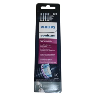 Philips Sonicare HX9054/17 G3 Premium Gum Care Brush Heads (White), Pack of 4