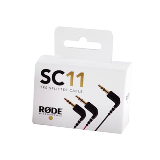 Rode SC11 Right-Angle 3.5mm TRS Y-Splitter Cable (275mm / 10.8inch)
