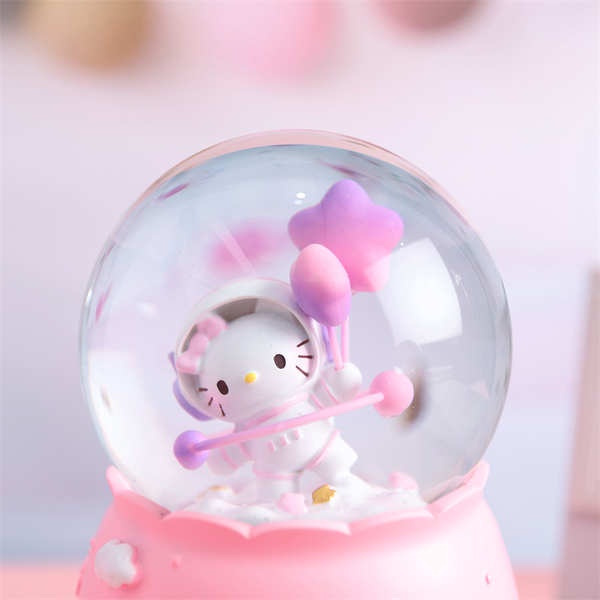 กล่องดนตรี-ไขลานกล่องดนตรี-hellokitty-crystal-ball-กล่องดนตรี-hello-kitty-cat-music-box-ของขวัญวันเกิดสาวการ์ตูน