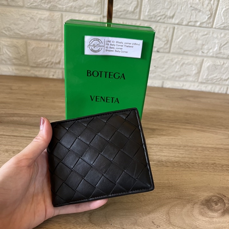 กระเป๋าสตางค์-ใบสั้น-bottega-veneta-มือสอง-ของแท้