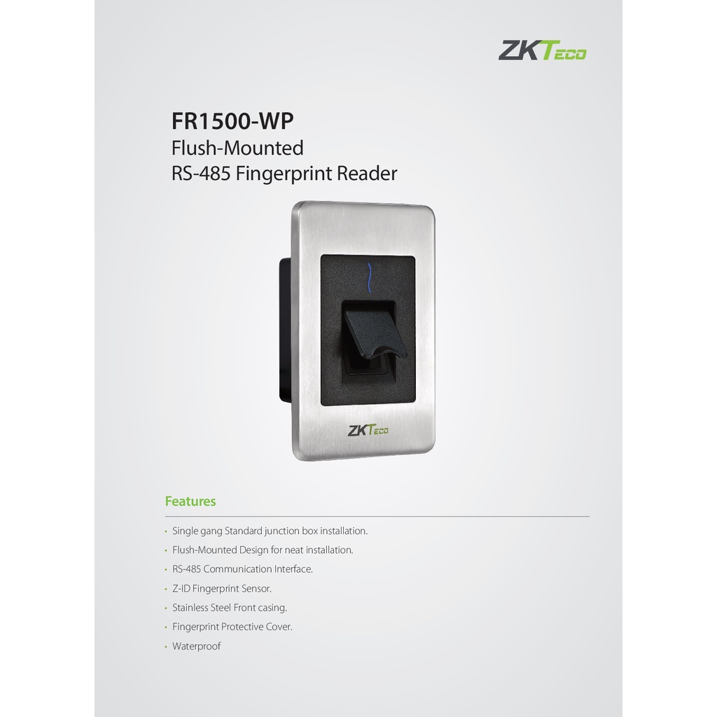 zkteco-fr1500-wp-fingerprint-reader-เครื่องอ่านลายนิ้วมือ-รับประกัน-1-ปี