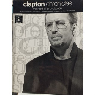 CLAPTON CHRONICLES - THE BEST OF ERIC CLAPTON/9780711980044/ลดพิเศษบริเวณสันปกหน้าหลังมีรอยยับตามภาพ