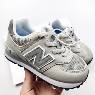 New Balance NB 574 รองเท้าผ้าใบลําลอง แบบยืดหยุ่น สําหรับผู้ชายและผู้หญิง