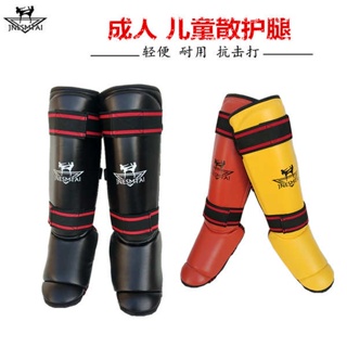 สนับแข้ง Sanda Leggings Muay Thai Fighting หน้าแข้งชิ้นเดียว Foot Back Fighting Killer อุปกรณ์ป้องกัน Sanda สำหรับผู้ใหญ่และเด็ก