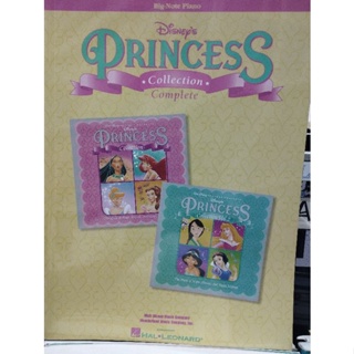 BIG-NOTE PIANO : DISNEY - PRINCESS COLLECTION COMPLETE/073999160840/ลดพิเศษปกด้านในเหลือง