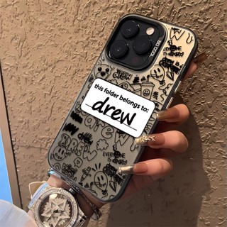 2 in 1 เคสโทรศัพท์มือถือ พิมพ์ลายตัวอักษร และกล้อง สําหรับ iphone 14promax 11 12 13 11ProMax