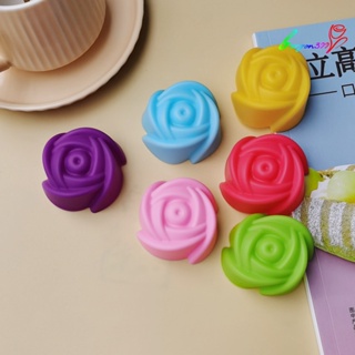 【AG】6Pcs Muffin Cup Mold High Temperature Resistance Easy to Creative Reused Novelty Make Various Flower