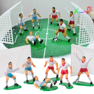 【AG】1 Set Cupcake Decoration Miniature Decorative Plastic Baby Children Football Cake Topper Birthday Supplies