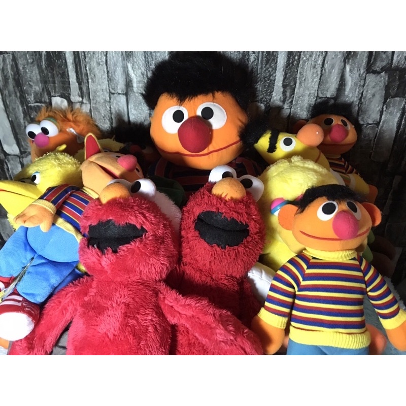 ตุ๊กตาเอลโม่และเพื่อน-sesame-street-elmo-oscar-ลิขสิทธิ์แท้-มือสอง