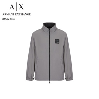 AX Armani Exchange เสื้อแจ็คเก็ตผู้ชาย รุ่น AX 6LZB10 ZNUTZ0238 - สีเทา