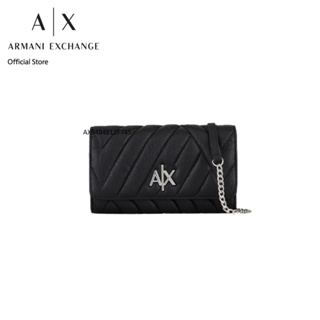 AX Armani Exchange กระเป๋าสตางค์ผู้หญิง รุ่น AX 948481 2F74500020 - สีดำ