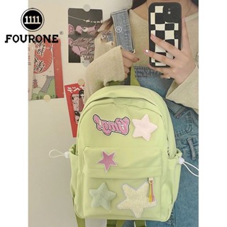 Four ONE กระเป๋าเป้สะพายหลัง ขนาดเล็ก สไตล์เกาหลี ญี่ปุ่น สําหรับผู้หญิง นักเรียน