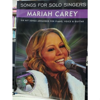 SONGS FOR SOLO SINGERS - MARIAH CAREY W/CD/9781849383813