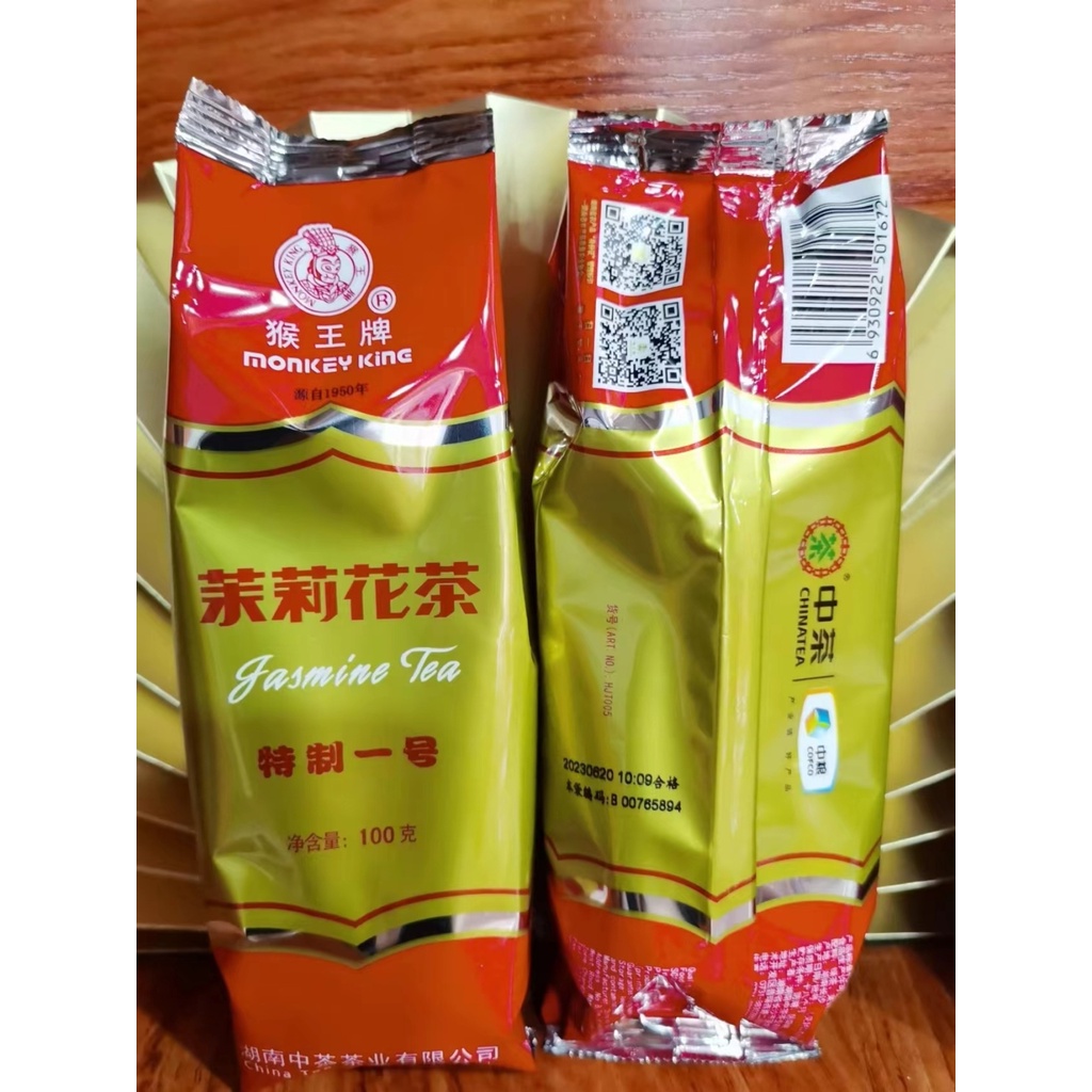 ชาจีน-monkey-king-jasmine-tea-special-no-1-ถุงรูปหมอน-cofco-blend