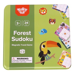 Tooky Toy-Forest Sudoku-ชุดของเล่นซูดูกุรูปสัตว์ป่า