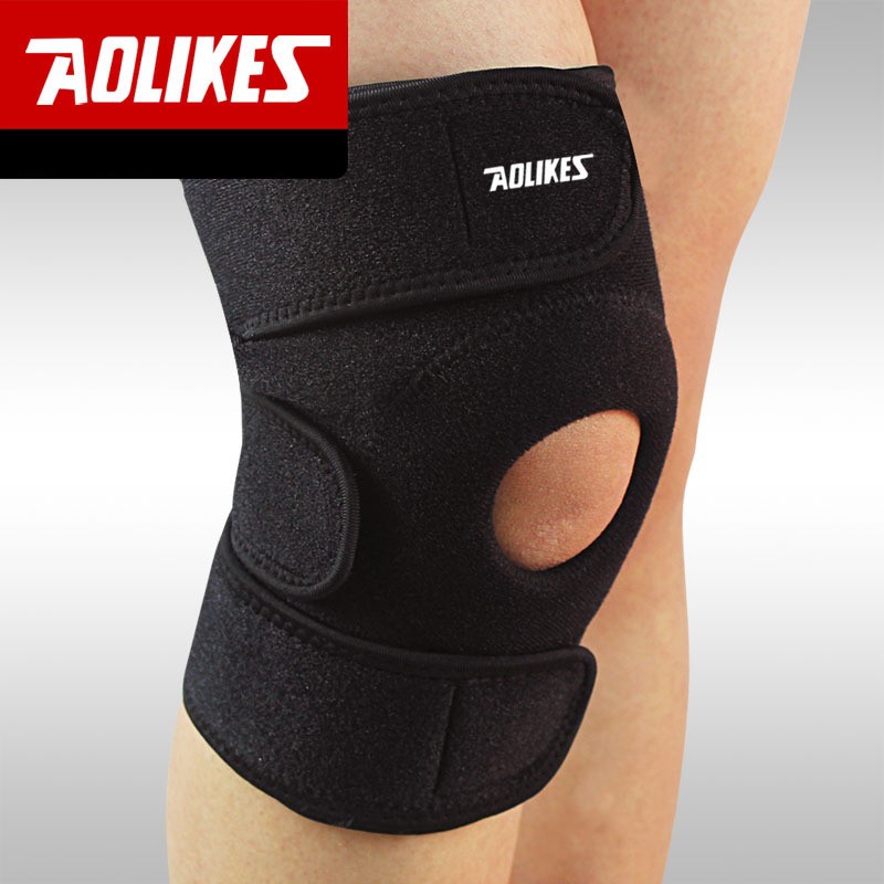 พร้อมส่งจากไทย-aolikes-เข็มขัดรัดเข่า-สายพยุงหัวเข่า-ช่วยพยุงน้ำหนัก-ป้องกันอาการบาดเจ็บ-knee-support