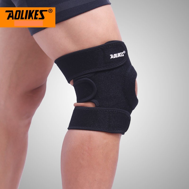พร้อมส่งจากไทย-aolikes-เข็มขัดรัดเข่า-สายพยุงหัวเข่า-ช่วยพยุงน้ำหนัก-ป้องกันอาการบาดเจ็บ-knee-support
